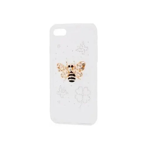 Capa Apple iPhone 7 / 8 / SE(2020/2022) (3D Diamond Silicone - Black Gold Butterfly)