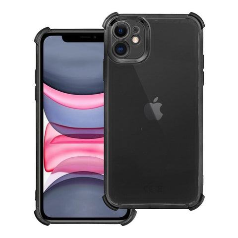 Capa AntiShock transparente com rebordo preto para Apple iPhone 11