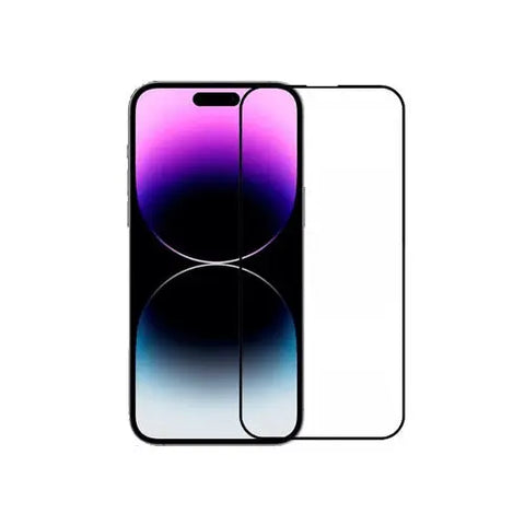 Película De Vidro Temperado Para iPhone 14 Pro Com Margem Preta Apple