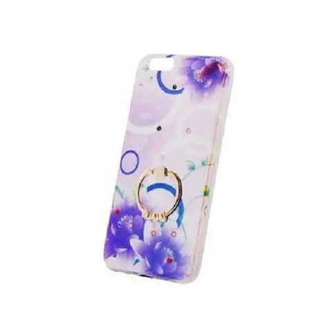 Capa Apple iPhone 7 / 8 / SE(2020/2022) (Diamond Ring Purple Flower) Apple