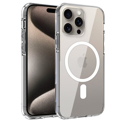 Capa Apple iPhone 15 Pro Max em TPU com MagSafe Transparente