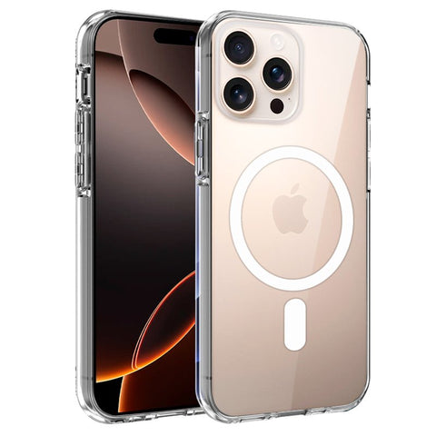 Capa Apple iPhone 16 Pro Max em TPU com MagSafe Transparente