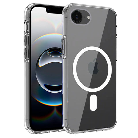 Capa Apple iPhone 16e em Silicone com MagSafe Transparente