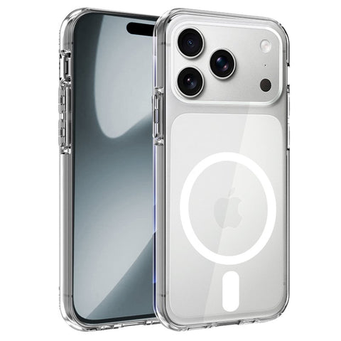 Capa Apple iPhone 17 Pro em Silicone com MagSafe Transparente