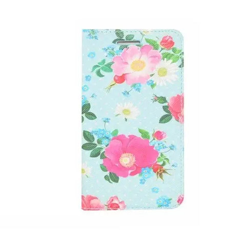 Capa Apple iPhone 6 / 6s (Flower Print Bookcase)