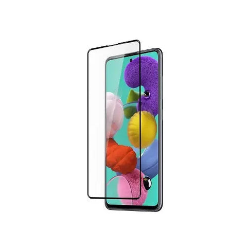 Película De Vidro Temperado Para Samsung Galaxy A51 Com Margem Preta Samsung