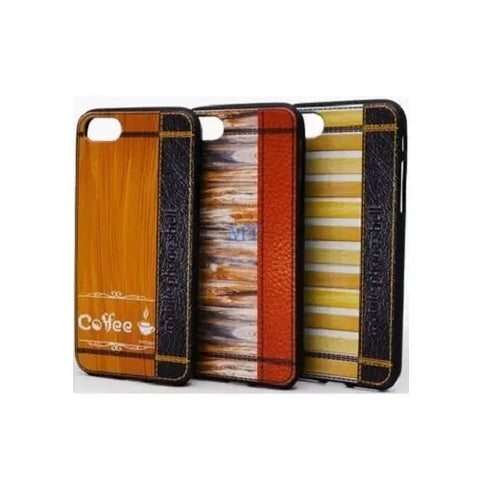 Capa Samsung Galaxy S7 (Light Brown Wood TPU)